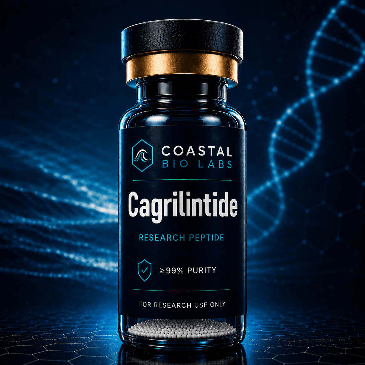 Cagrilintide research peptide vial